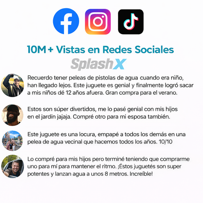 Splash X - Pistola de agua